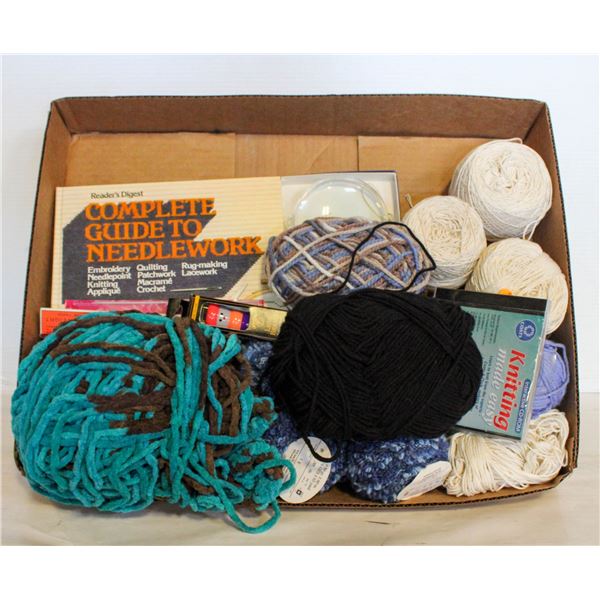BOX YARN / NEEDLES /BOOK & MORE