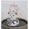 Image 1 : SWAROVSKI SILVER CRYSTAL WEDDING CAKE