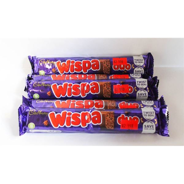 5 NEW CADBURY WISPA DUO CHOCOLATE BARS