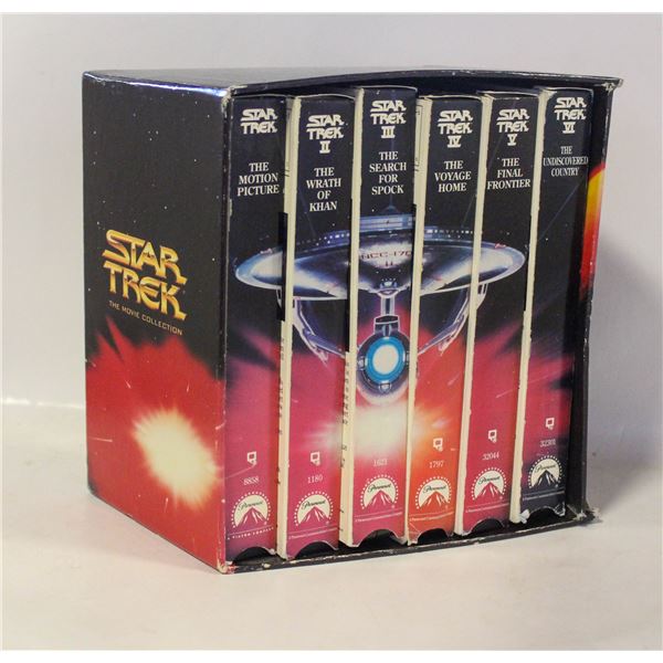 STAR TREK 1-6 COLLECTORS BOX