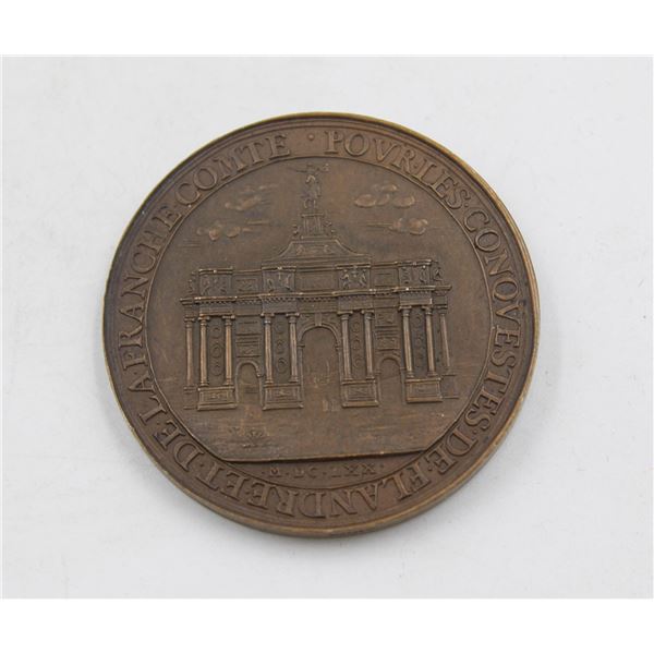 1672  MILITARY VICTORY MEDAL OF LOUIS XIV