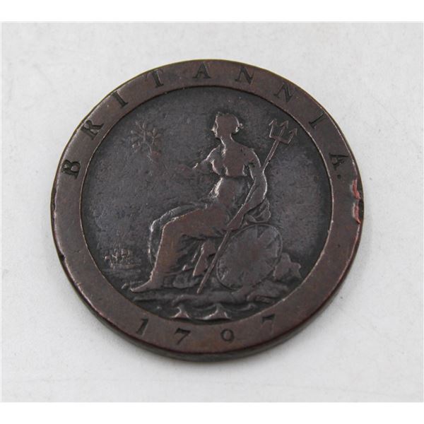 1797 GREAT BRITAIN LARGE CARTWHEEL PENNY COIN