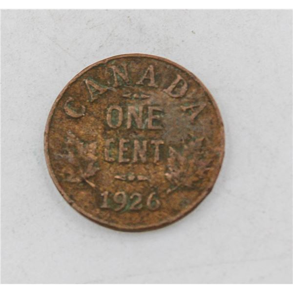 1926 CANADA SMALL ONE CENT COIN