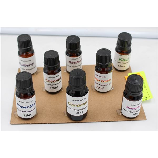 NEW 8 BOTTLES 10 ML "FRAGRANCE" ASSORTED OILS