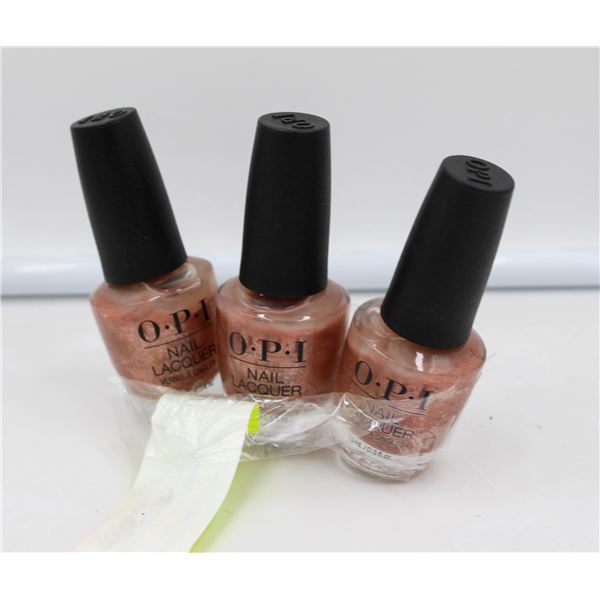 NEW SEALED 3 OPI NAIL LAQUER 0.5 FL OZ EACH