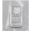 Image 1 : 1 GRAM SILVER MAPLE BAR