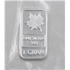 Image 1 : 1 GRAM SILVER MAPLE BAR