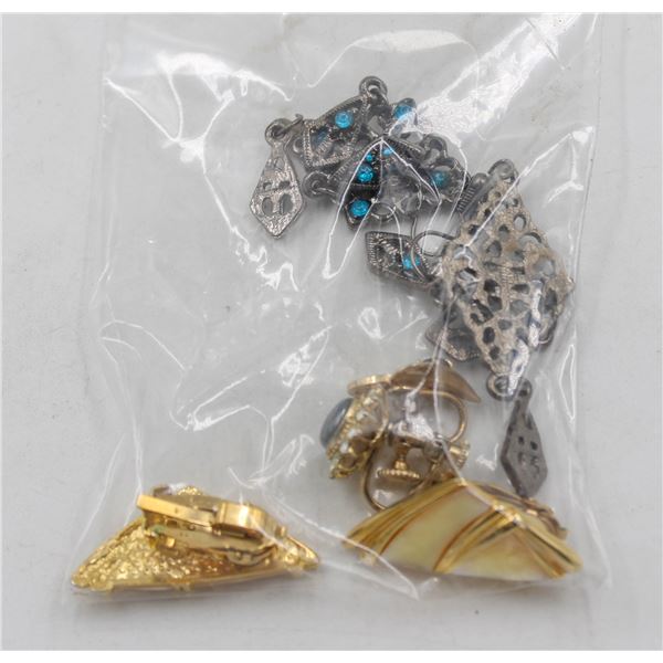 VINTAGE CLIP ON EARRINGS