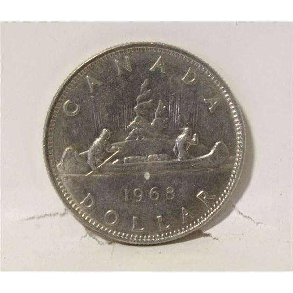 UNCLAIMED - 1968 CANADA SILVER DOLLAR