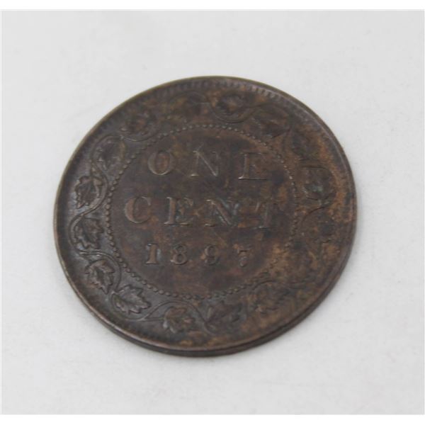 1897 CANADA LARGE 1 CENT COIN