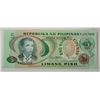 Image 1 : 3)  FROM 1969 PHILLIPINES, 5 PISCO UNCIRCULATED