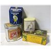 Image 1 : VINTAGE TIN BIN PLUS SOME COLLECTOR TINS