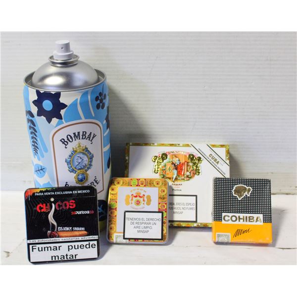 CIGAR BOXES/TINS, BOMBAY SAPPHIRE FIONA