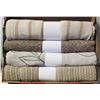 Image 1 : 6 FABRIC ROLLS SAND TAUPE COTTON KNITS