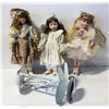 Image 1 : 3 COLLECTOR DOLLS (1 WENDY LAWTON)