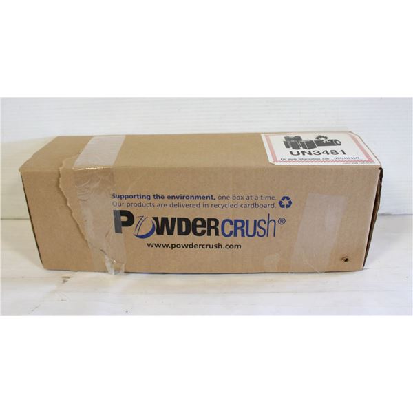 POWDERCRUSH PILL CRUSHER WITH CHARGER & MANUAL