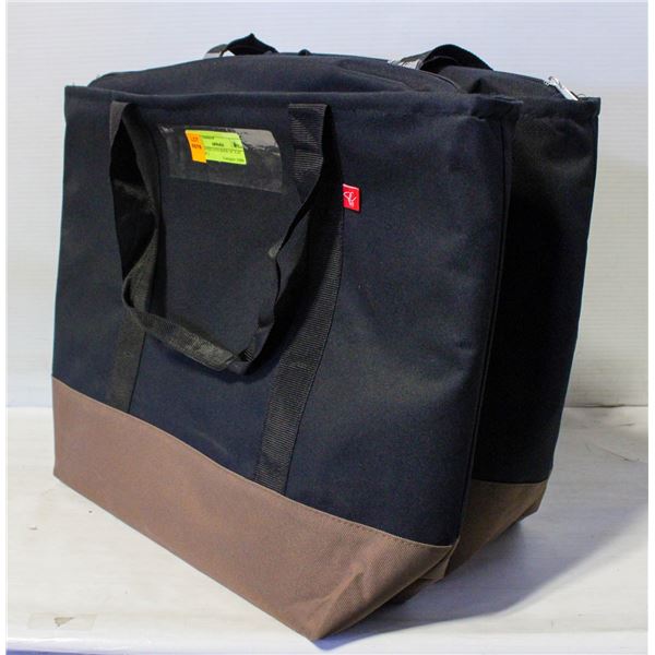 INSULATED TOTE BAGS- 16" X 20" LOT OF 2