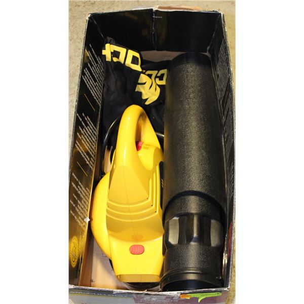 ELECTRIC 12 AMP BLOWER VAC- IN BOX #MB2205