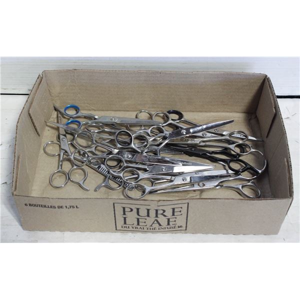 UNCLAIMED - 18 PROFESSIONAL STEEL HAIR CUTTING