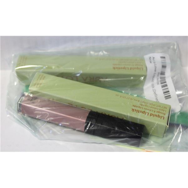 2 BRAND NEW AURA LOVE LIQUID LIPSTICKS 'DEFINED'