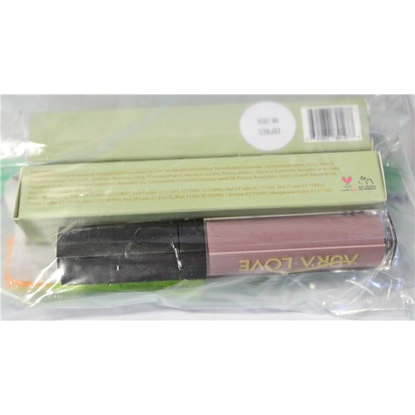 2 BRAND NEW AURA LOVE LIQUID LIPSTICKS 'DEFINED'