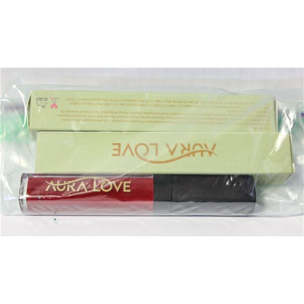 2 BRAND NEW AURA LOVE LIQUID LIPSTICKS 'KISS ME'