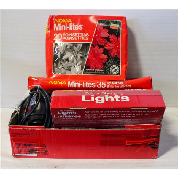 8 STRINGS ASSORTED INDOOR LIGHTS - ESTATE