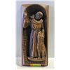 Image 1 : VINTAGE KARL ROTHAMMER WOOD SCULPTURE ST. FRANCIS