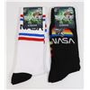 Image 1 : TWO NEW PAIRS OF NASA MENS SOCKS