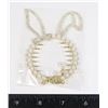 Image 1 : NEW RHINESTONE TASSEL BUNNY BUN SPRING HAIR CLIP