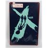 Image 1 : NEW XFILES THEME GREEN X WITH ALIEN METAL SIGN