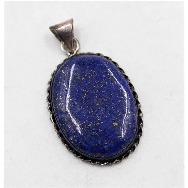 #105-NATURAL LAPIZ LAZULI PENDANT