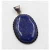 Image 1 : #105-NATURAL LAPIZ LAZULI PENDANT
