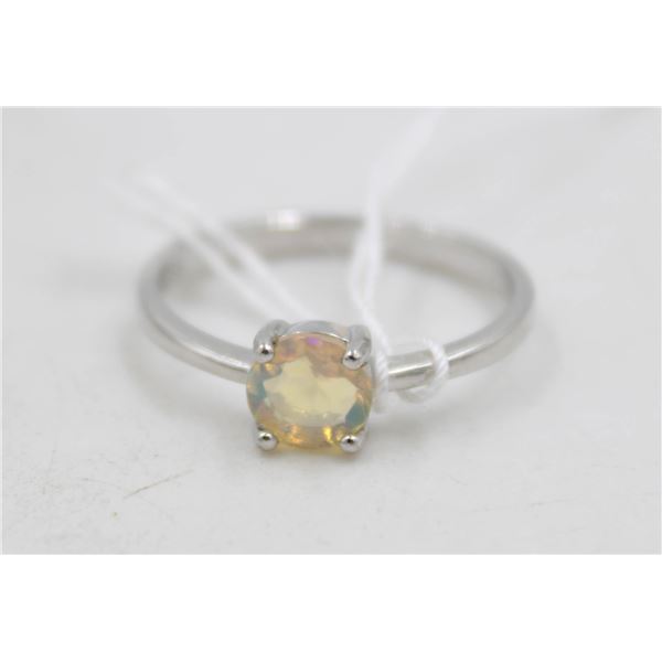 #141-NATURAL FIRE OPAL RING SIZE 7