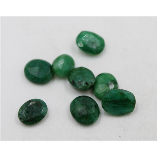 #210-NATURAL GREEN EMERLAD GEMSTONES 44.00CT
