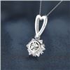 Image 3 : 1 CT GRA CERTIFIED ROUND BRILLIANT 925S NECKLACE