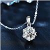 Image 2 : 2 CT GRA CERTIFIED ROUND BRILLIANT 925S NECKLACE