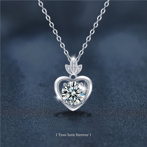 1 CT GRA CERTIFIED ROUND BRILLIANT 925S NECKLACE