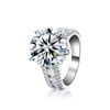 Image 5 : 10.0 CT GRA CERTIFIED ROUND BRILLLIANT MOISSANITE 925