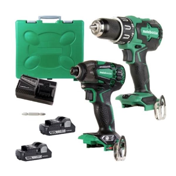 BRAND NEW METABO HPT 18 VOLT 2 DRILL KIT