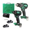 Image 1 : BRAND NEW METABO HPT 18 VOLT 2 DRILL KIT