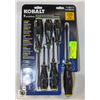 Image 1 : NEW KOBALT 6PC DIAMOND COATED TIP SCREWDRIVER SET
