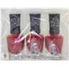 Image 1 : NEW 3 PACK OF SALLY HANSEN MIRACLE GEL NAIL COLOUR