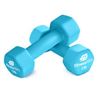 Image 1 : NEW 2 X 3 LB DUMBBELLS BLUE