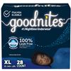 Image 1 : NEW 28 XL GOODNITES BEDWETTING UNDERWEAR 95-140LBS