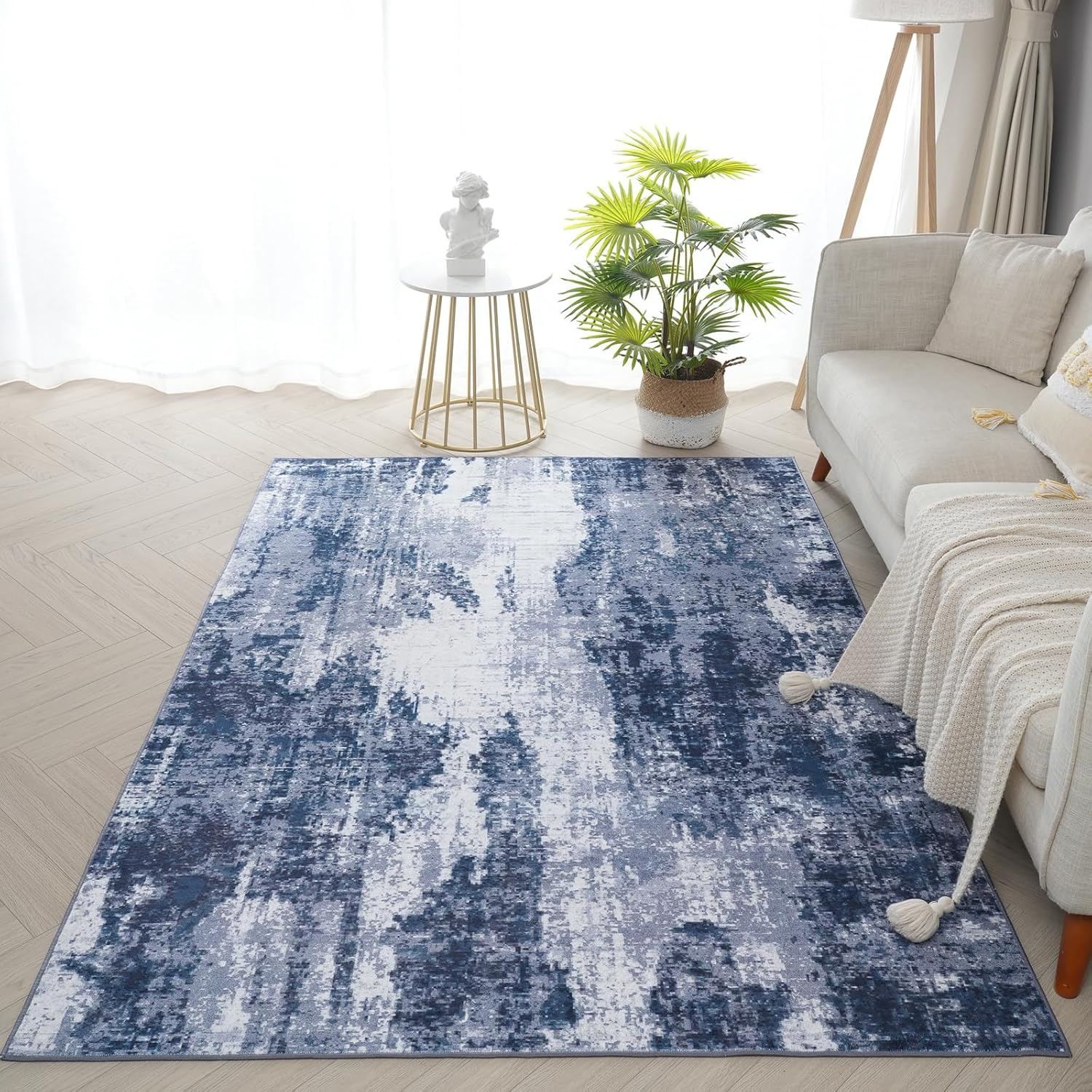 NEW BRICHOEE MODERN ABSTRACT AREA RUG 8 X 10'