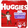 Image 1 : NEW 70PK HUGGIES LITTLE MOVERS ACTIVE FIT SZ 4