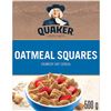 Image 1 : 4 NEW BOXES OF QUAKER OATMEAL SQUARES CRUNCHY OAT