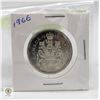 Image 1 : 1966 CANADIAN SILVER HALF DOLLAR