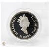 Image 2 : 2000 SILVER CANADA HEALTH 25C PROOF COIN IN CASE